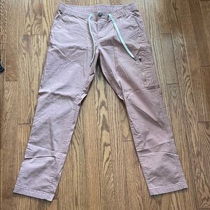 Vuori Ripstop Pink Straight Leg Pants Women’s Sz Medium